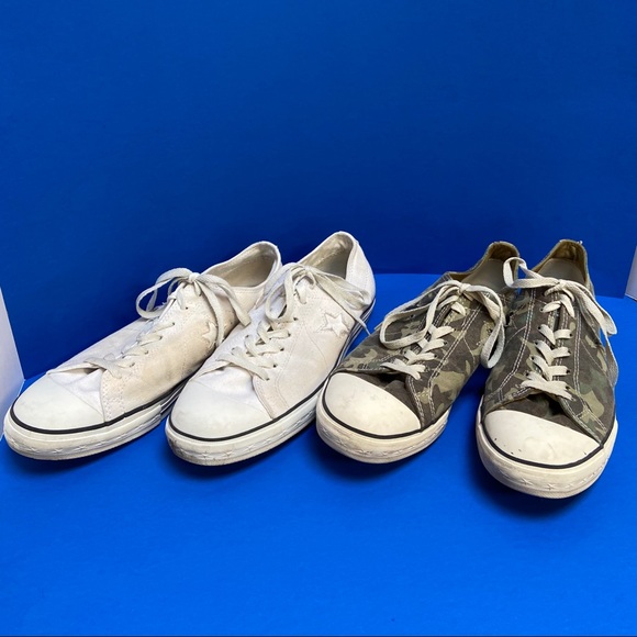 1DAY SALE! 2 Pairs Men’s Converse One Star Size 12 - Picture 2 of 4